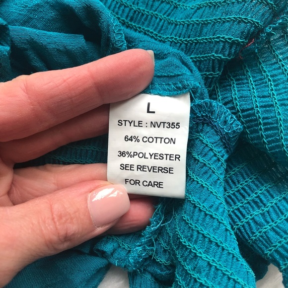 Ruffled Sleeve Off the Shoulder Top - Picture 4 of 5